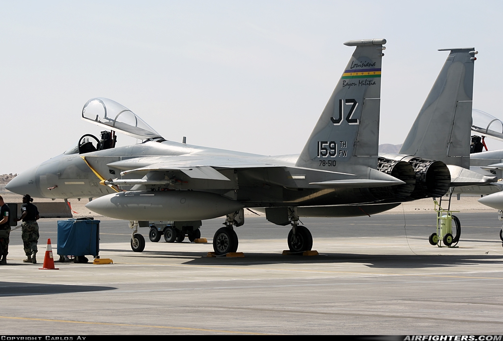 USA - Air Force McDonnell Douglas F-15C Eagle 78-0510 at Antofagasta - Cerro Moreno (ANF / SCFA), Chile