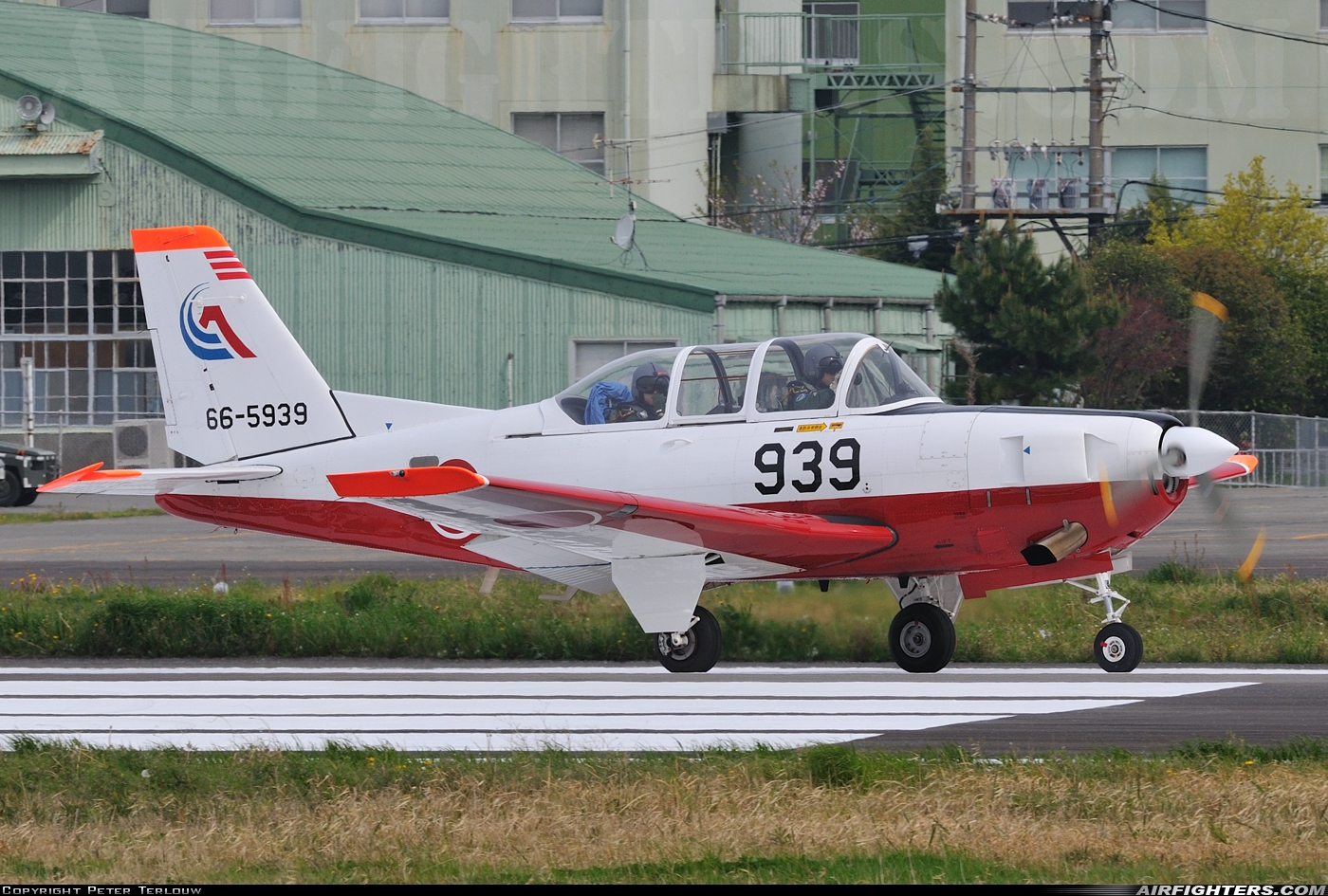 Japan - Air Force Fuji T-7 66-5939 at Shizuhama (RJNY), Japan