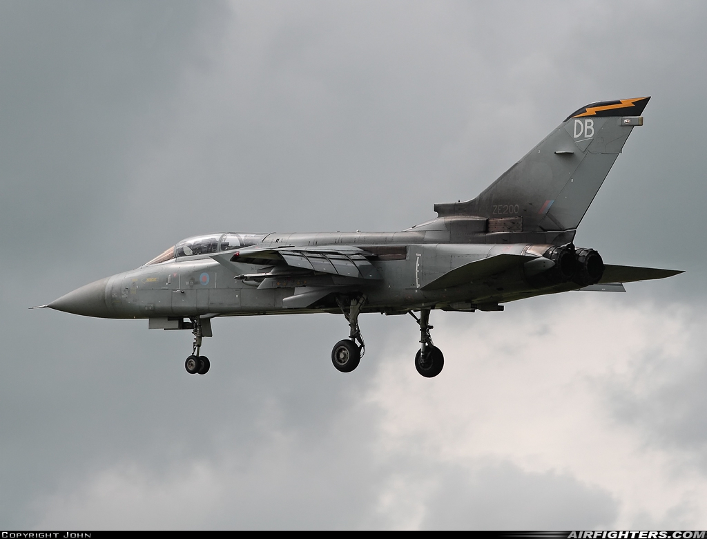 UK - Air Force Panavia Tornado F3 ZE200 at Leeuwarden (LWR / EHLW), Netherlands