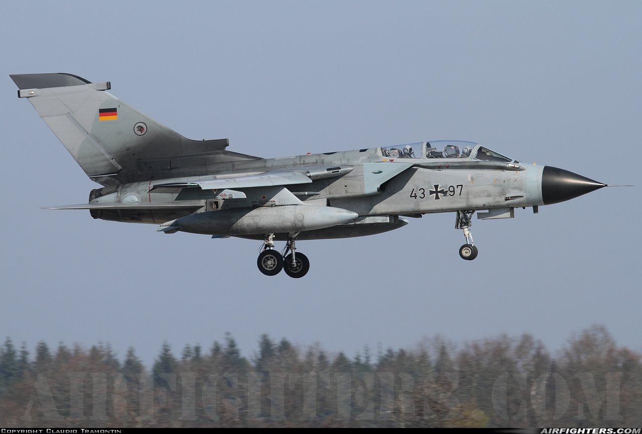 Germany - Air Force Panavia Tornado IDS(T) 43+97 at Wittmundhafen (Wittmund) (ETNT), Germany