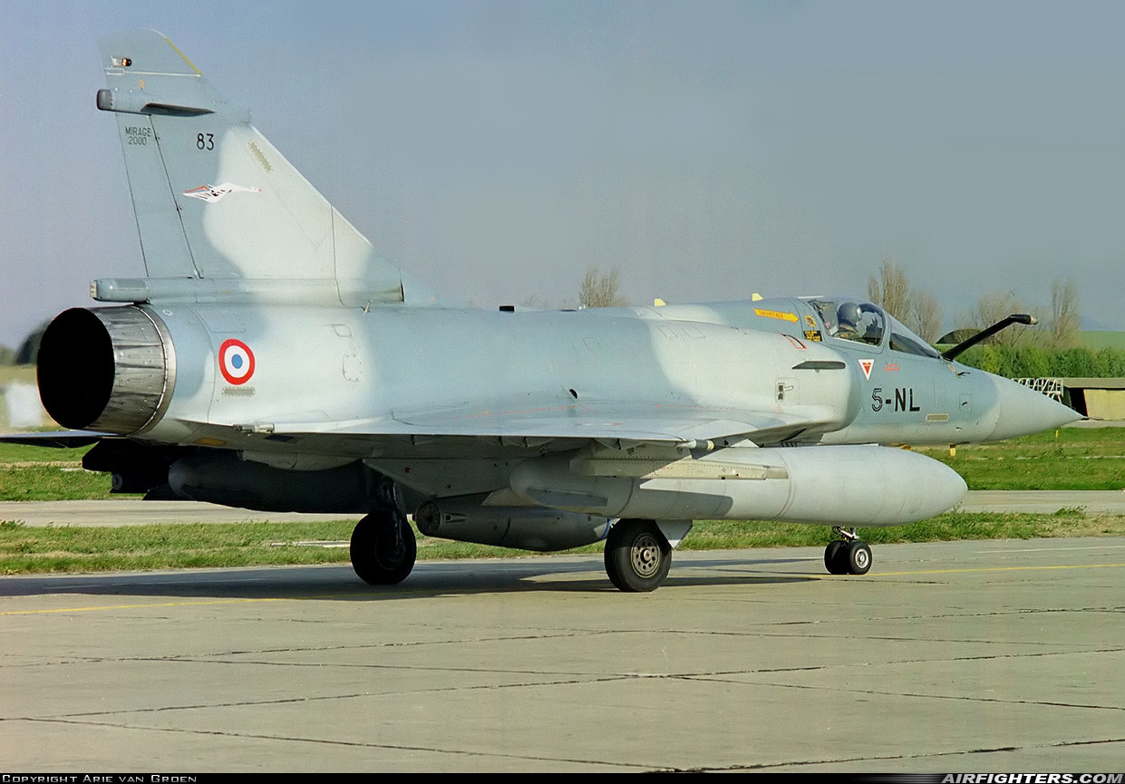 France - Air Force Dassault Mirage 2000C 83 at Orange - Caritat (XOG / LFMO), France