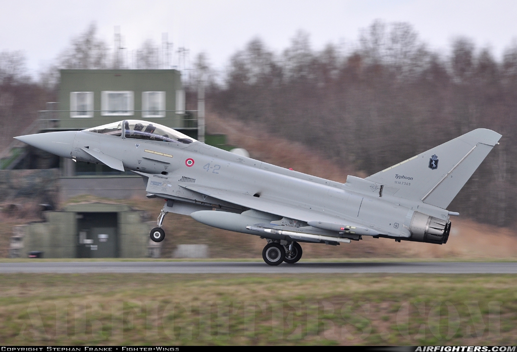 Italy - Air Force Eurofighter F-2000A Typhoon (EF-2000S) MM7303 at Rostock - Laage (RLG / ETNL), Germany