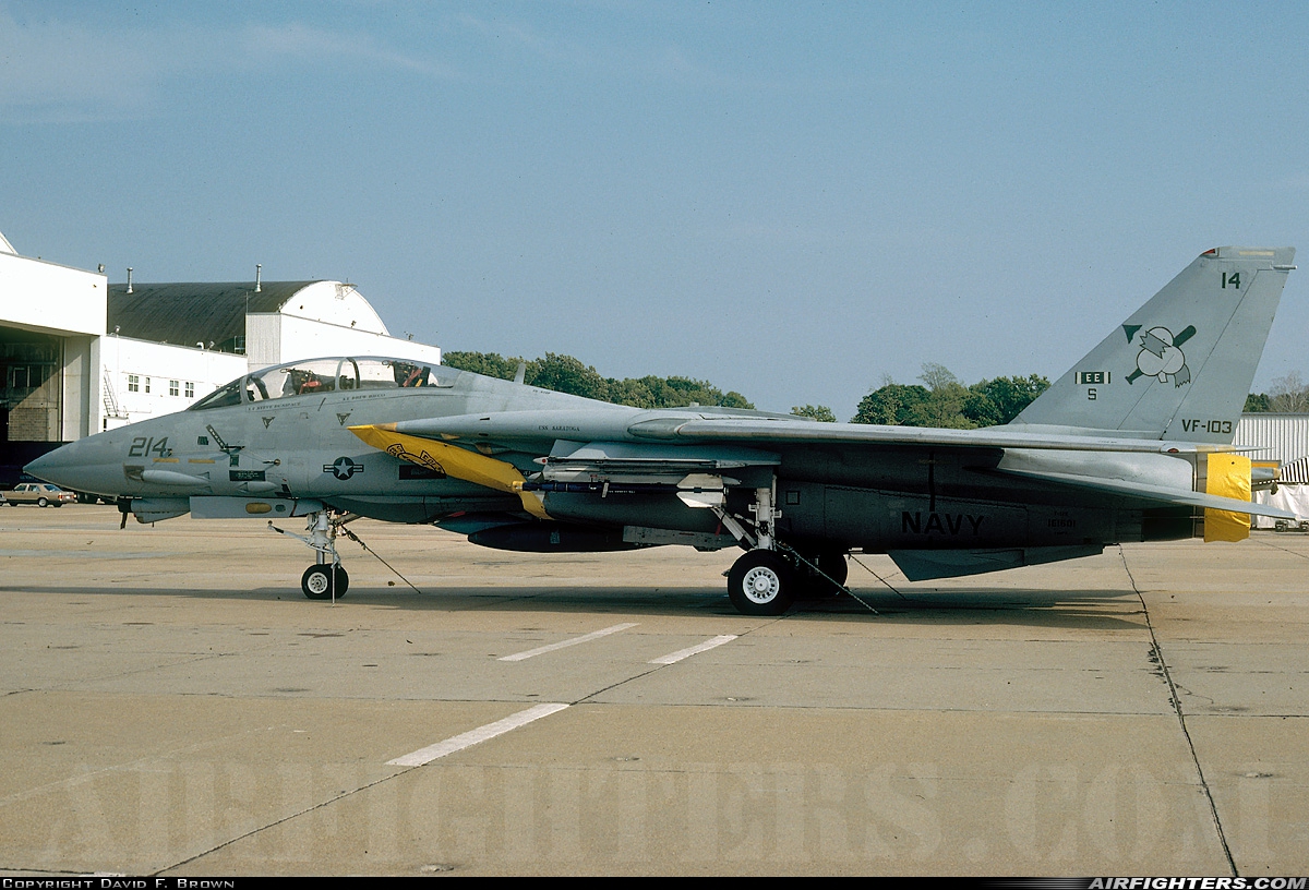 USA - Navy Grumman F-14B Tomcat 161601 at Virginia Beach - Oceana NAS / Apollo Soucek Field (NTU / KNTU), USA