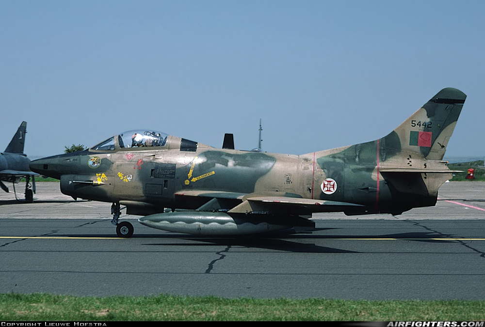 Portugal - Air Force Fiat G-91R3 5442 at Cambrai - Epinoy (LFQI), France