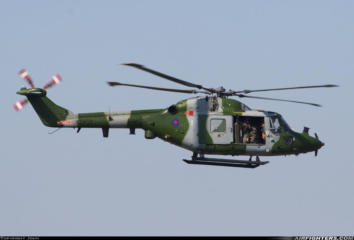 UK - Army Westland WG-13 Lynx AH7 XZ608 at Leeuwarden (LWR / EHLW), Netherlands