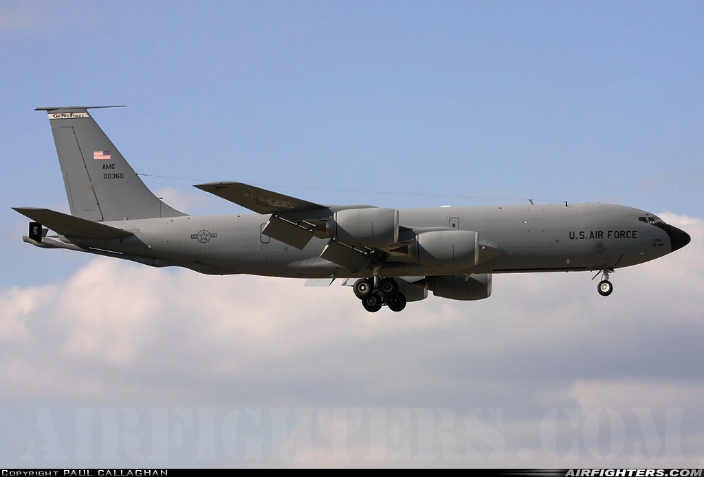 USA - Air Force Boeing KC-135R Stratotanker (717-100) 60-0360 at Mildenhall (MHZ / GXH / EGUN), UK