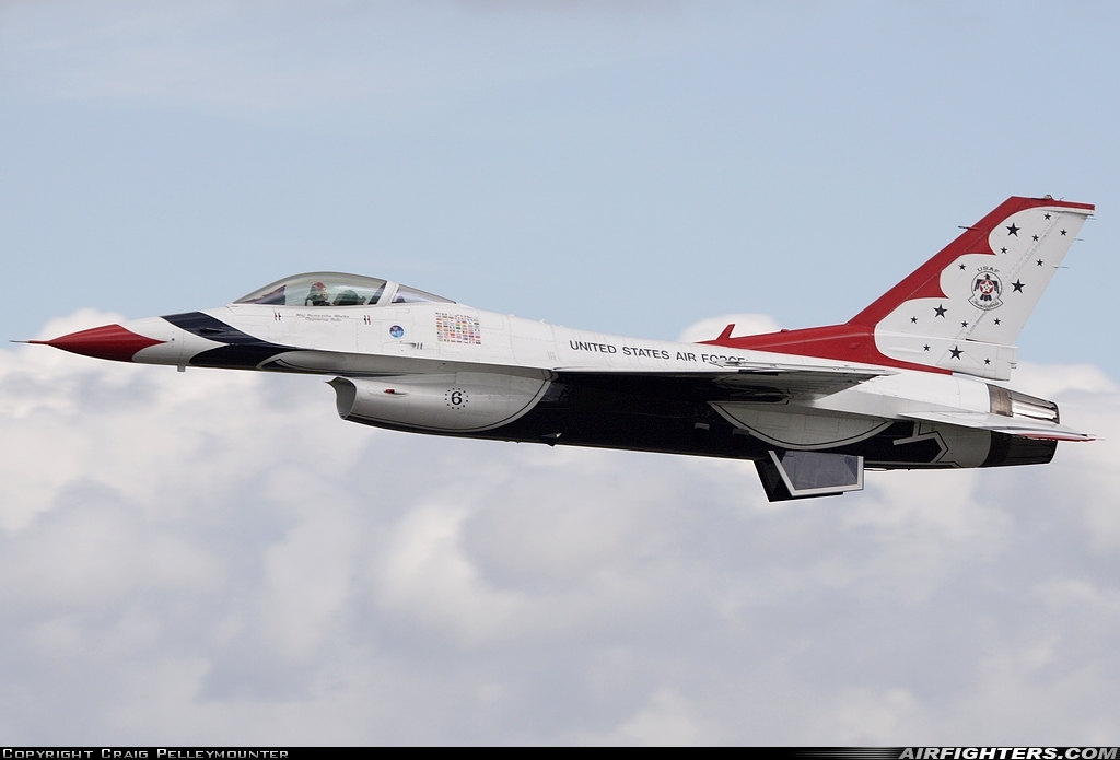 USA - Air Force General Dynamics F-16C Fighting Falcon 87-0303 at Fairford (FFD / EGVA), UK