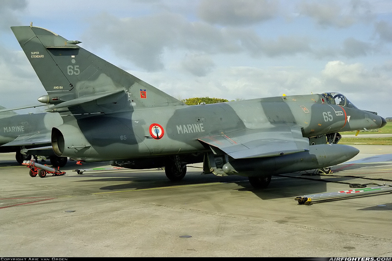 France - Navy Dassault Super Etendard 65 at Landivisiau (LDV / LFRJ), France