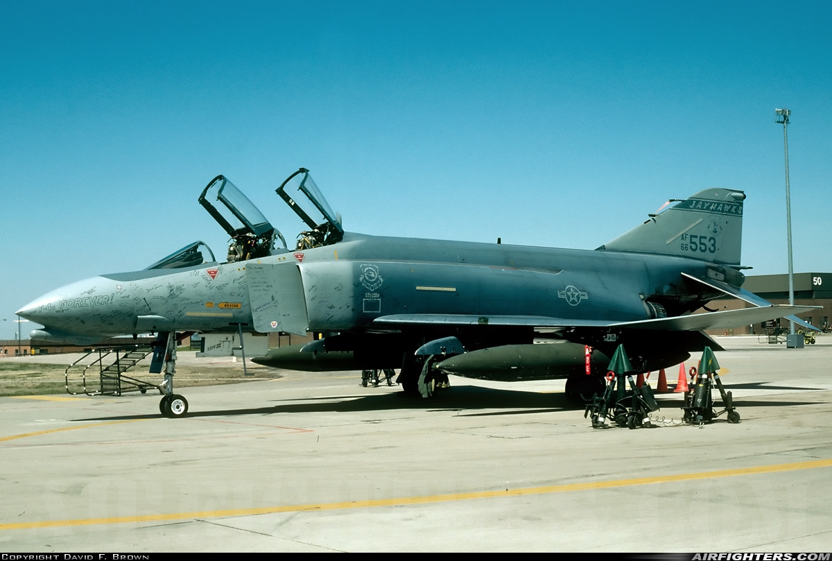 USA - Air Force McDonnell Douglas F-4D Phantom II 66-7553 at Wichita - McConnell AFB (IAB / KIAB), USA