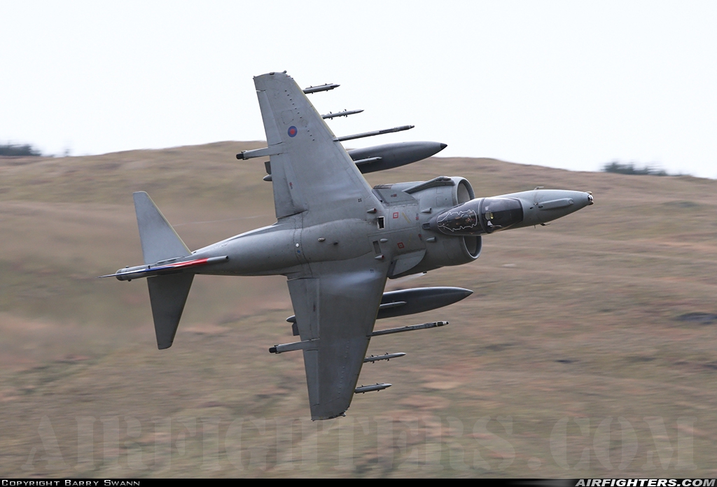 UK - Navy British Aerospace Harrier GR.9 ZD406 at Off-Airport - North Wales, UK