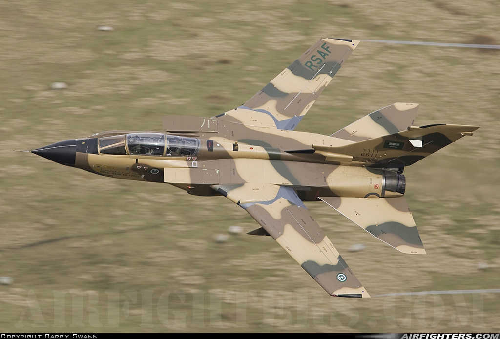 Saudi Arabia - Air Force Panavia Tornado IDS 6611 at Off-Airport - Cumbria, UK
