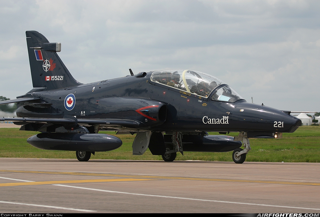 Canada - Air Force BAE Systems CT-155 Hawk (Hawk Mk.115) 155221 at Fairford (FFD / EGVA), UK