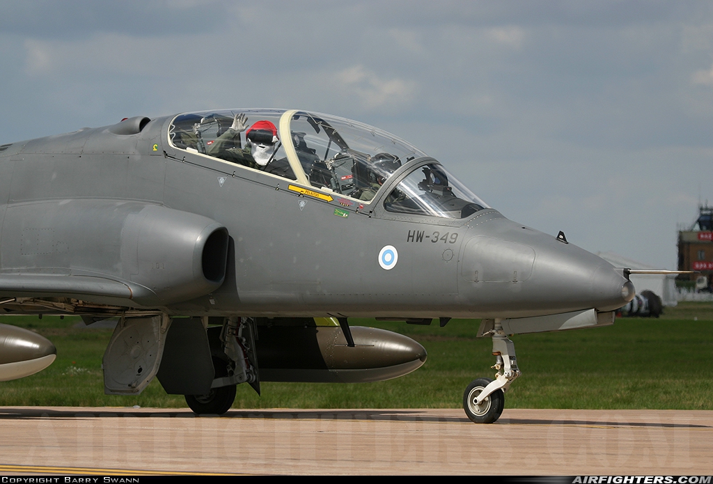 Finland - Air Force British Aerospace Hawk Mk.51 HW-349 at Fairford (FFD / EGVA), UK