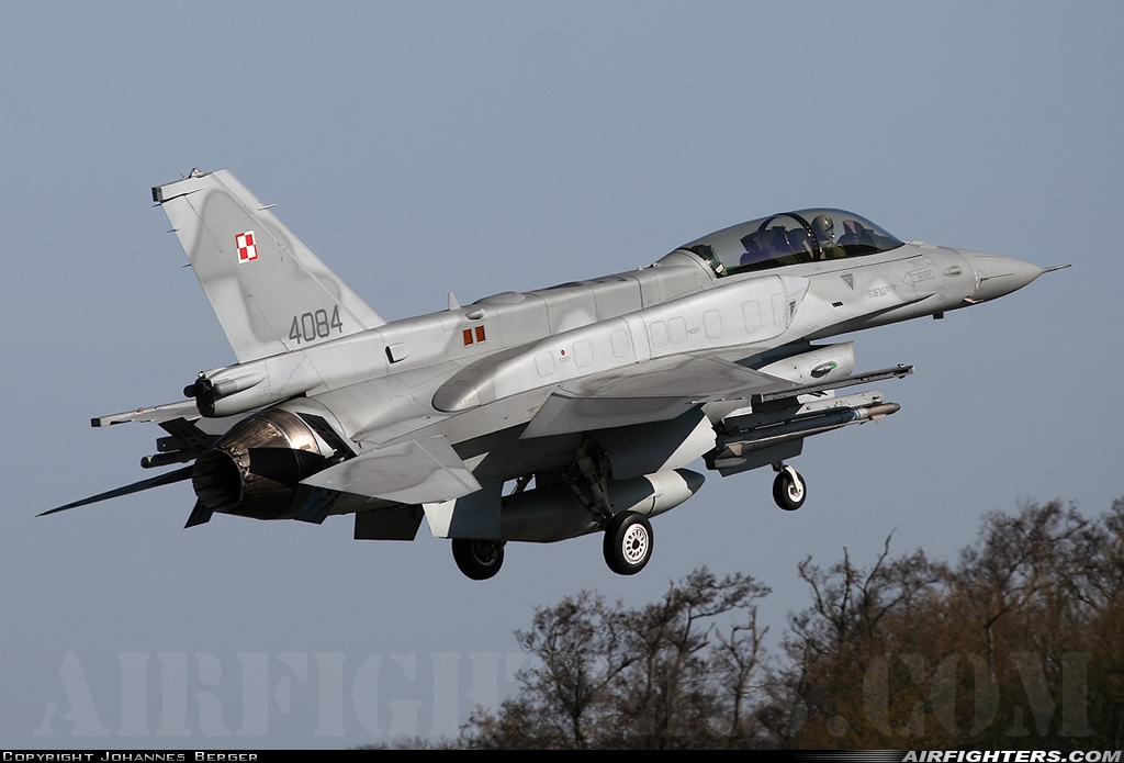 Poland - Air Force General Dynamics F-16D Fighting Falcon 4084 at Leeuwarden (LWR / EHLW), Netherlands