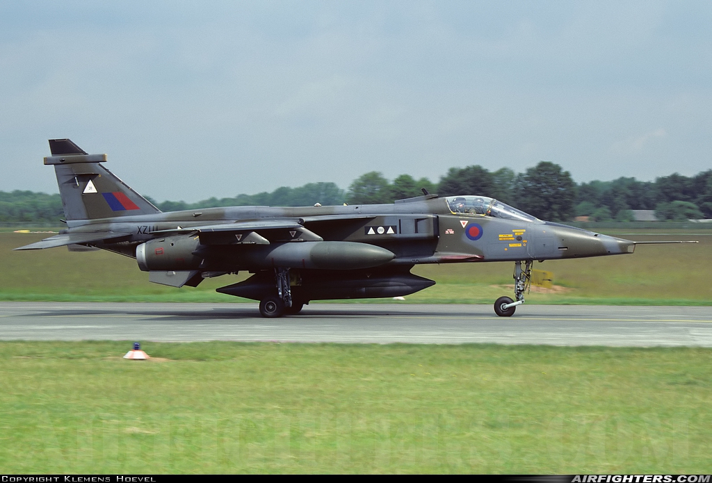 UK - Air Force Sepecat Jaguar GR1A XZ111 at Munster / Osnabruck (- Greven) (FMO / EDDG), Germany