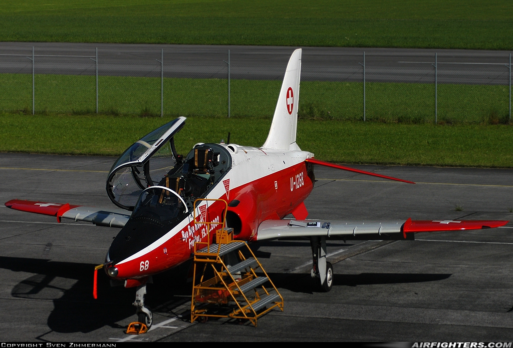 Switzerland - Air Force British Aerospace Hawk T.66 U-1268 at Buochs (Stans) (LSMU / LSZC), Switzerland