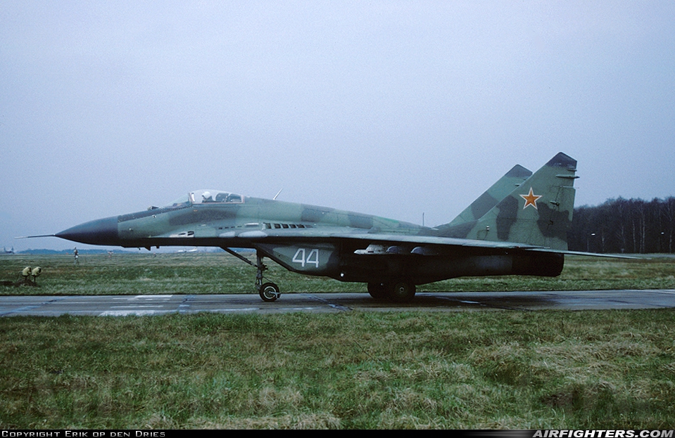 Russia - Air Force Mikoyan-Gurevich MiG-29C (9.13) 44 at Damgarten, Germany