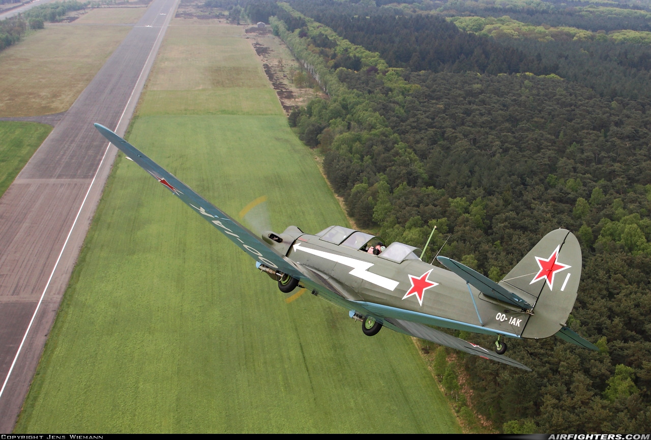 Private Yakovlev Yak-18 OO-IAK at Zoersel (Oostmalle) (OBL / EBZR), Belgium