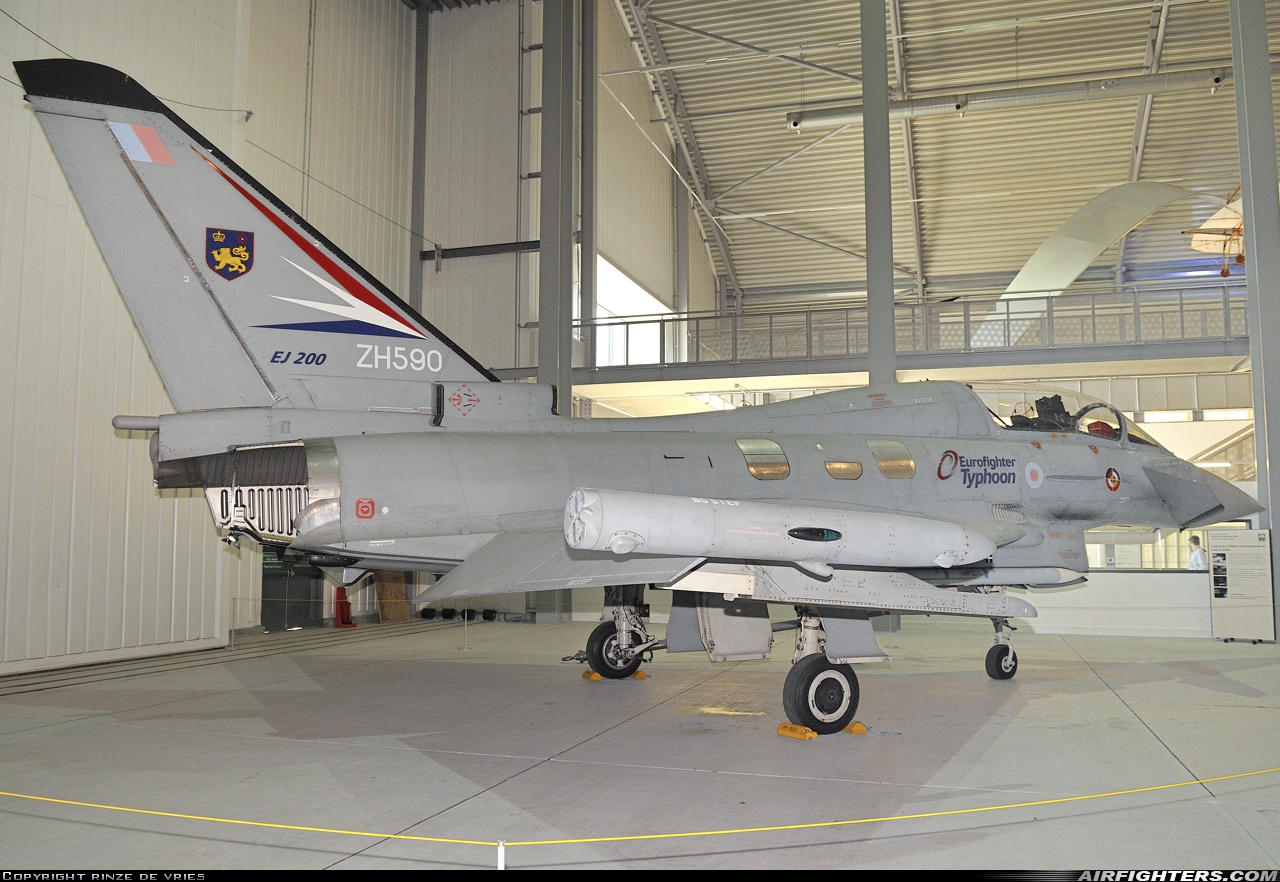 Company Owned - BAe Systems Eurofighter Typhoon T1 ZH590 at Duxford (EGSU), UK