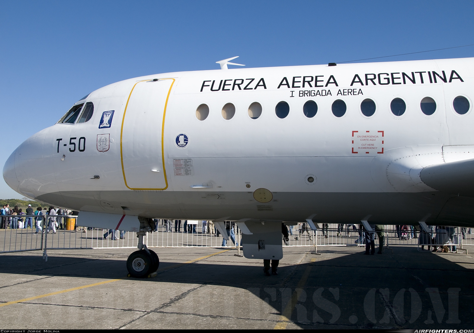 Argentina - Air Force Fokker F-28-1000 Fellowship T-50 at Moron (MOR / SADM), Argentina
