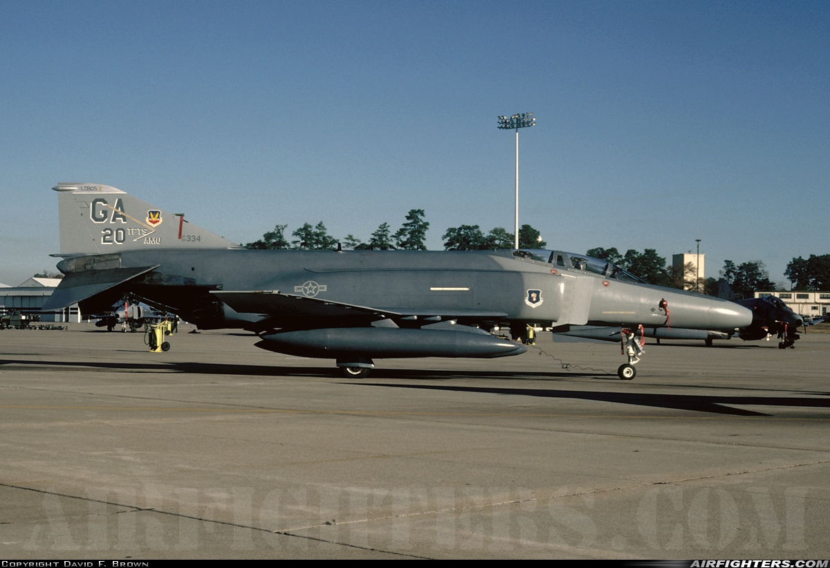 USA - Air Force McDonnell Douglas F-4E Phantom II 66-0334 at Goldsboro - Seymour Johnson AFB (GSB / KGSB), USA