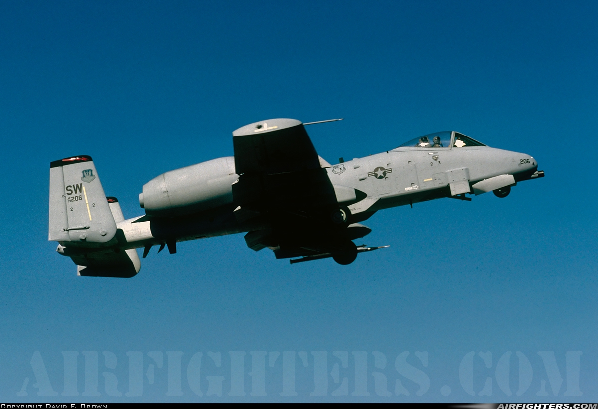 USA - Air Force Fairchild OA-10A Thunderbolt II 79-0206 at Las Vegas - Nellis AFB (LSV / KLSV), USA