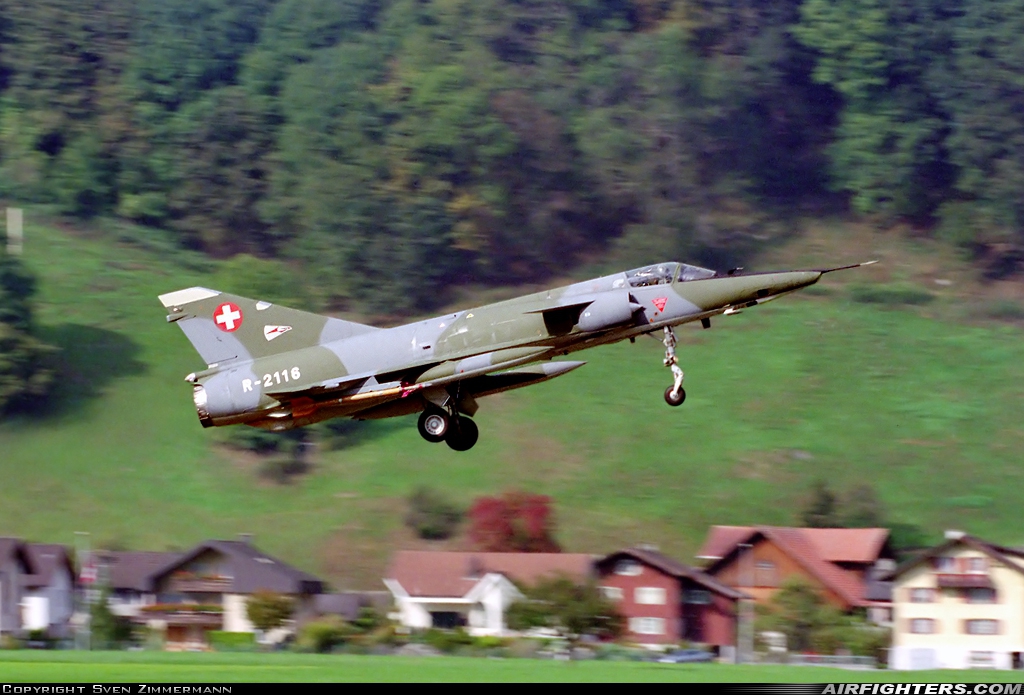 Switzerland - Air Force Dassault Mirage IIIRS R-2116 at Buochs (Stans) (LSMU / LSZC), Switzerland