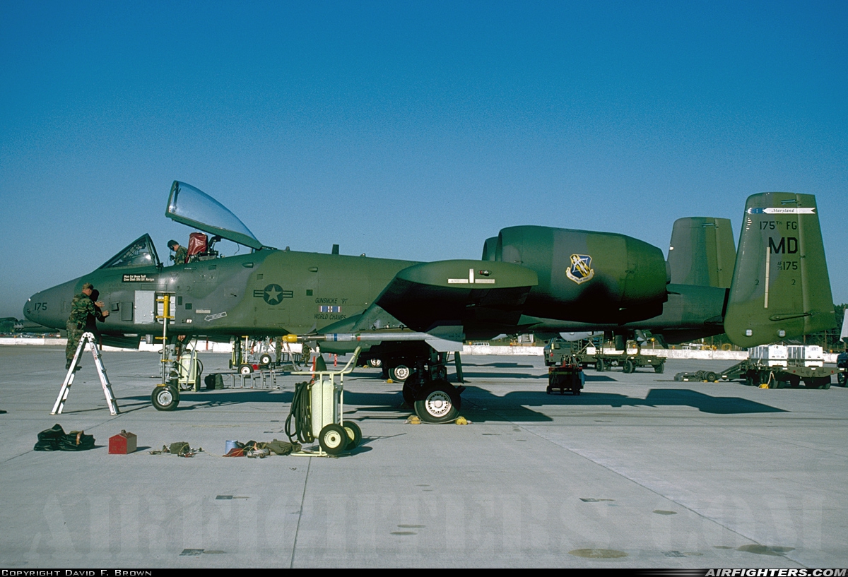 USA - Air Force Fairchild A-10C Thunderbolt II 79-0175 at Baltimore - Martin State (Glenn L. Martin State) (MTN / KMTN), USA