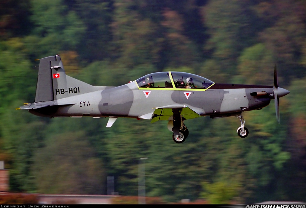 Oman - Air Force Pilatus PC-9M 428 at Buochs (Stans) (LSMU / LSZC), Switzerland