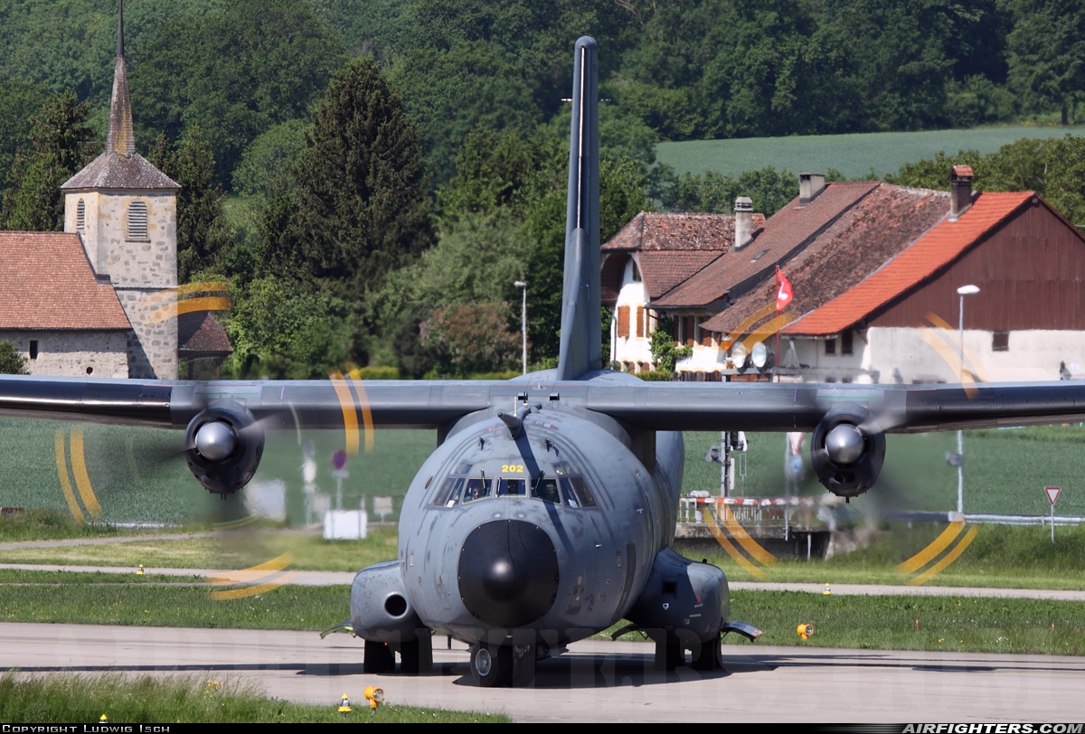 France - Air Force Transport Allianz C-160R R202 at Payerne (LSMP), Switzerland