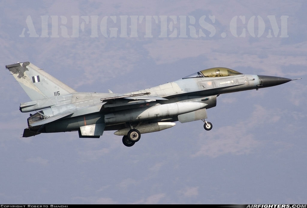 Greece - Air Force General Dynamics F-16C Fighting Falcon 115 at Aviano (- Pagliano e Gori) (AVB / LIPA), Italy