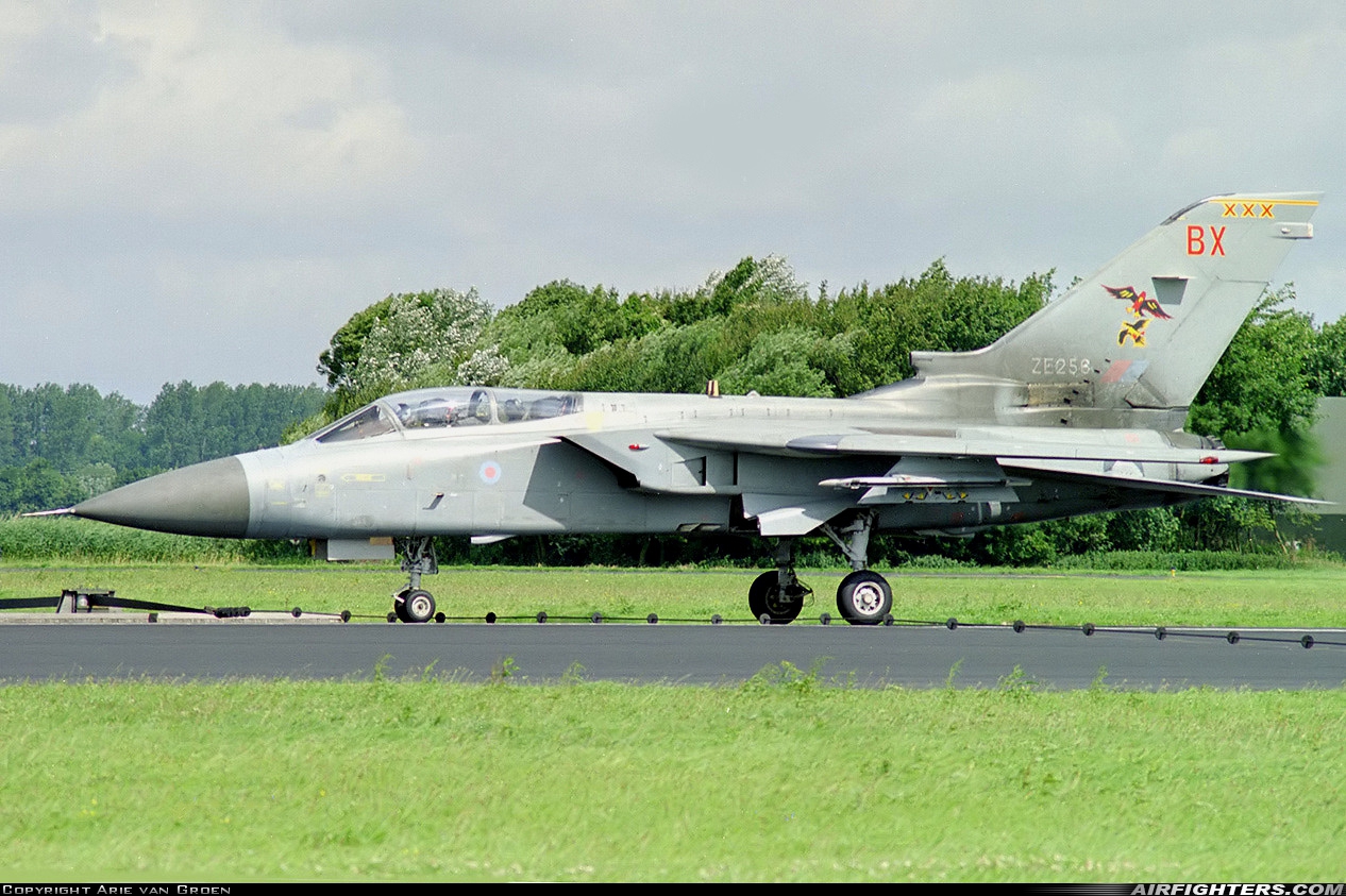 UK - Air Force Panavia Tornado F3 ZE258 at Leeuwarden (LWR / EHLW), Netherlands