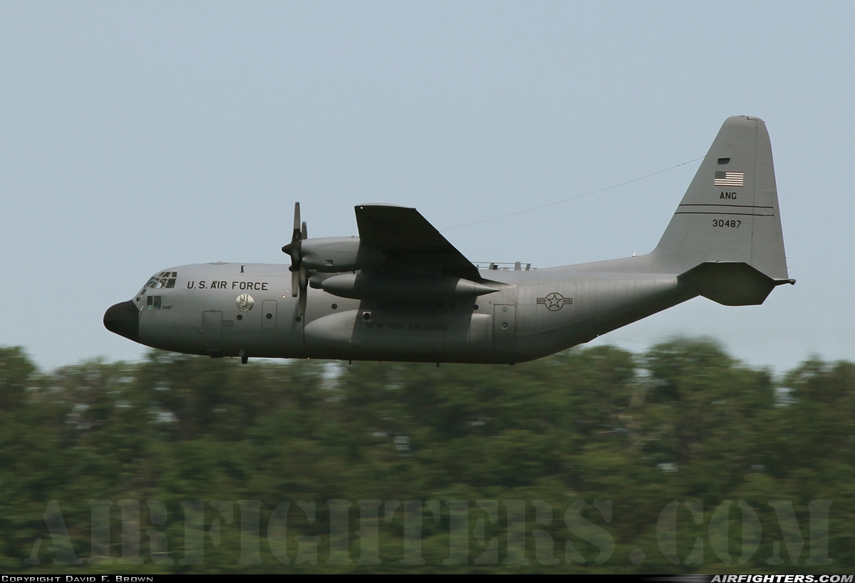 USA - Air Force Lockheed C-130H Hercules (L-382) 83-0487 at Fort Indiantown Gap (FTIG) / Bollen Range - Annville, USA