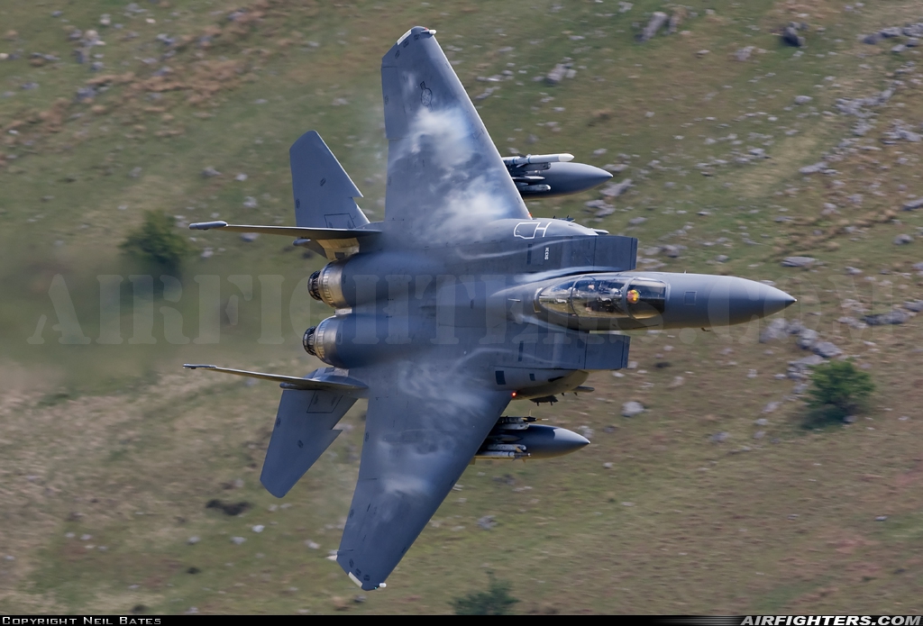 USA - Air Force McDonnell Douglas F-15E Strike Eagle 91-0311 at Off-Airport - Machynlleth Loop Area, UK