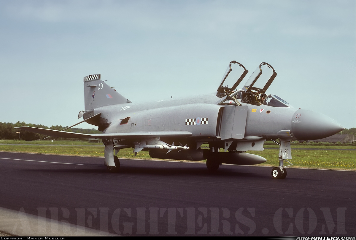 UK - Air Force McDonnell Douglas Phantom FG1 (F-4K) XV576 at Enschede - Twenthe (ENS / EHTW), Netherlands