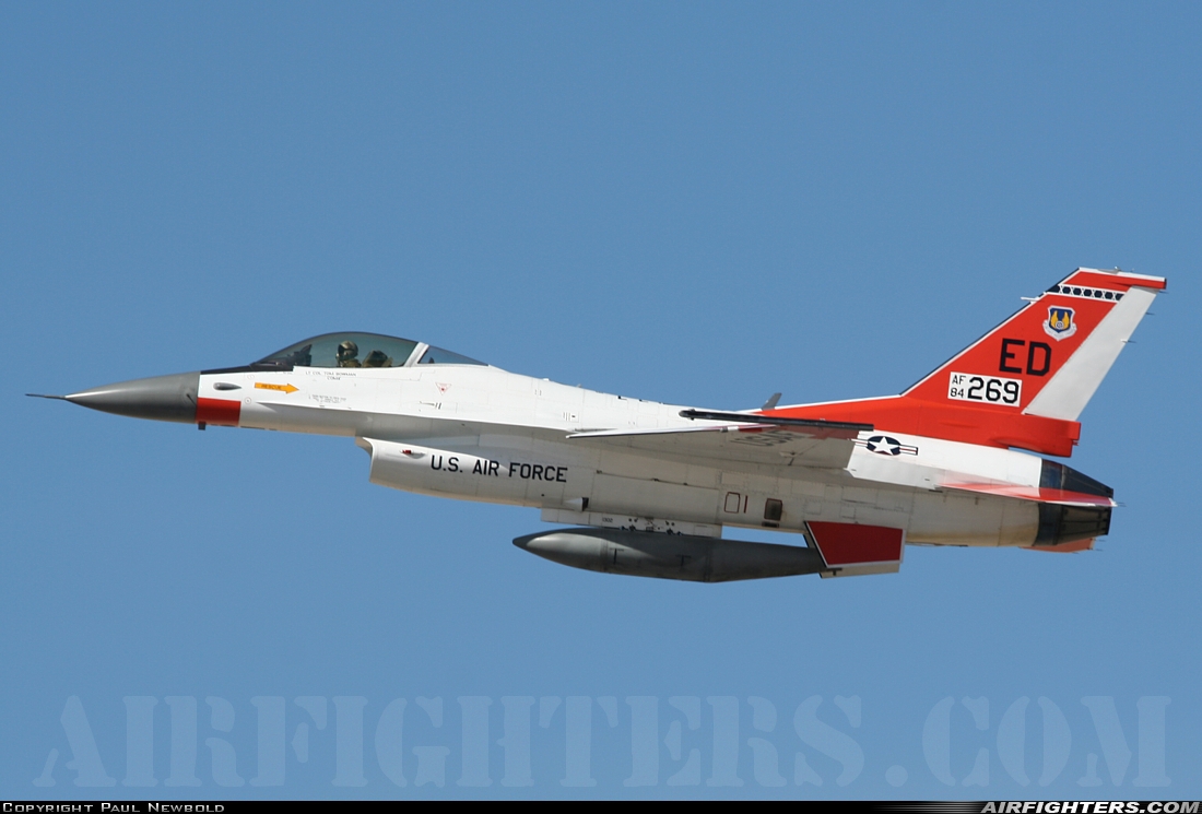 USA - Air Force General Dynamics F-16C Fighting Falcon 84-1269 at Edwards - AFB (EDW / KEDW), USA