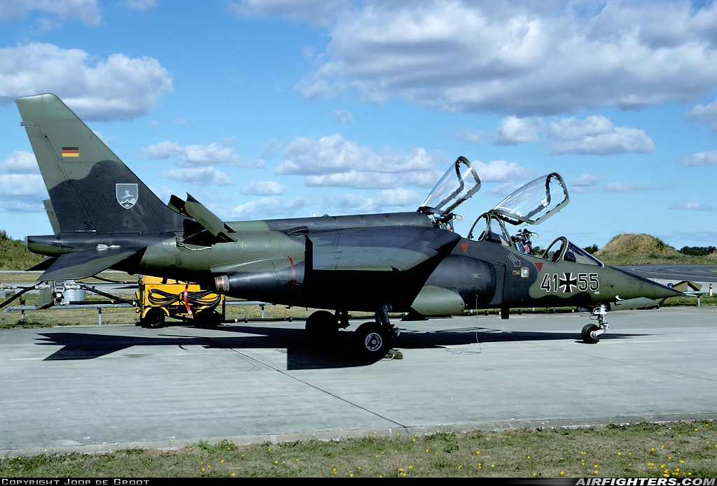 Germany - Air Force Dassault/Dornier Alpha Jet 41+55 at Aalborg (AAL / EKYT), Denmark