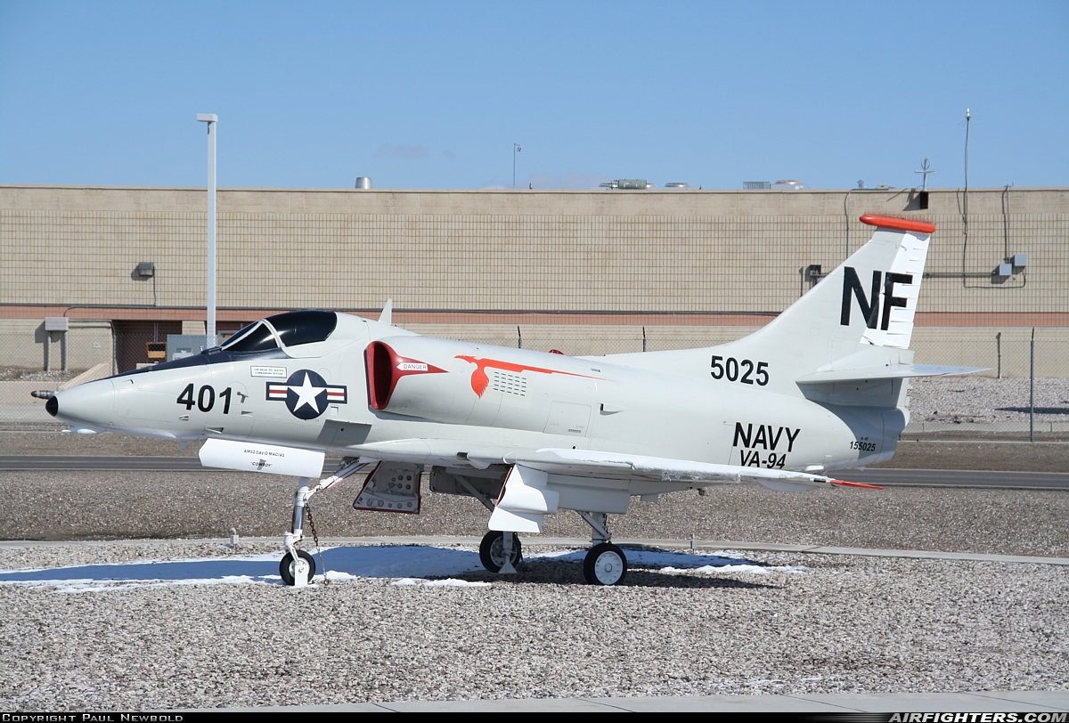 USA - Navy Douglas A-4F Skyhawk 155025 at Fallon - Fallon NAS (NFL / KNFL), USA