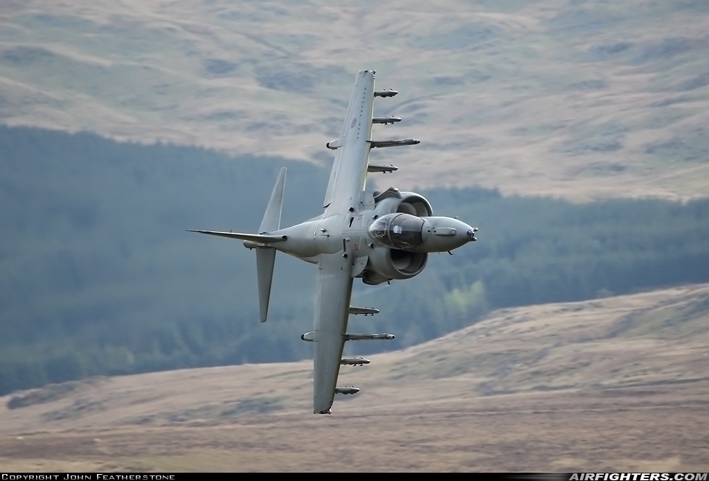 UK - Air Force British Aerospace Harrier GR.7A ZD436 at Off-Airport - Machynlleth Loop Area, UK