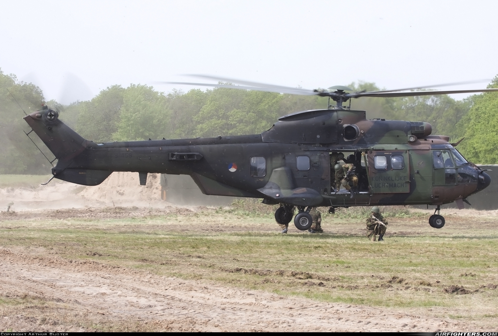 Netherlands - Air Force Aerospatiale AS-532U2 Cougar MkII S-459 at Off-Airport - Havelte, Netherlands
