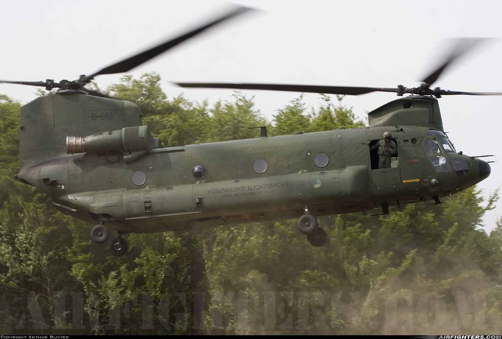 Netherlands - Air Force Boeing Vertol CH-47D Chinook D-661 at Off-Airport - Havelte, Netherlands