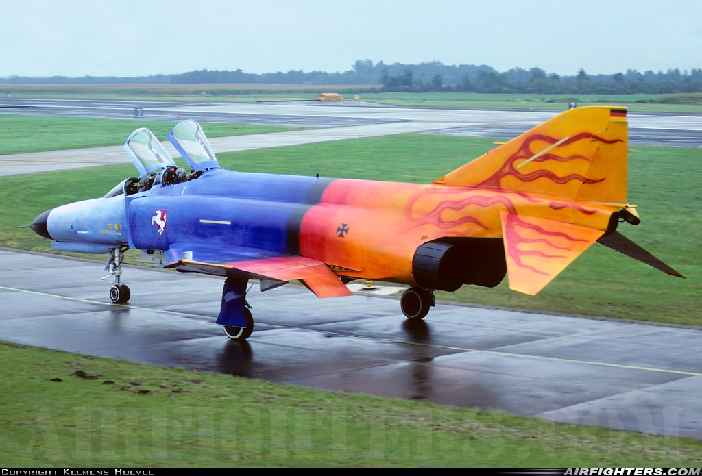 Germany - Air Force McDonnell Douglas F-4F Phantom II 37+55 at Hopsten (Rheine -) (ETNP), Germany