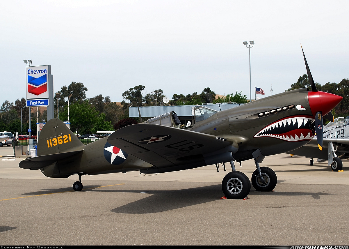 Private Curtiss P-40E Warhawk NX940AK at Livermore - Municipal (LVK), USA