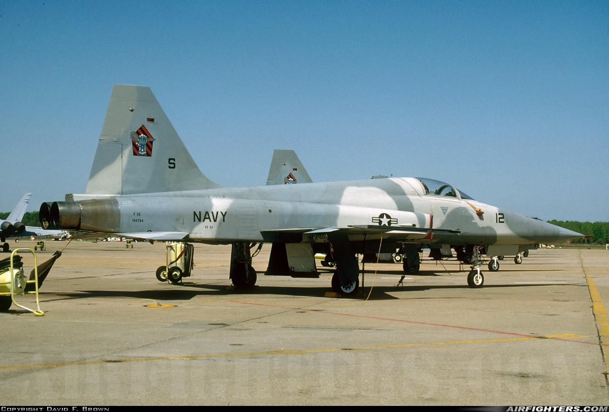 USA - Navy Northrop F-5E Tiger II 160794 at Virginia Beach - Oceana NAS / Apollo Soucek Field (NTU / KNTU), USA