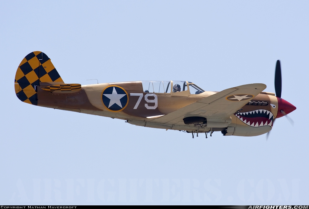 Private - Planes of Fame Air Museum Curtiss P-40N Warhawk N85104 at Chino (CNO), USA