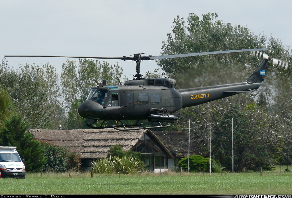 Argentina - Army Bell UH-1H Iroquois (205) AE-446 at Buenos Aires - Gral. Rodriguez - Ildefonso Durana, Argentina