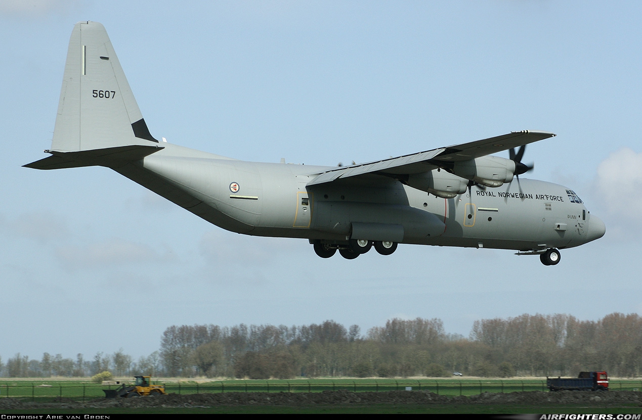 Norway - Air Force Lockheed Martin C-130J-30 Hercules (L-382) 5607 at Leeuwarden (LWR / EHLW), Netherlands