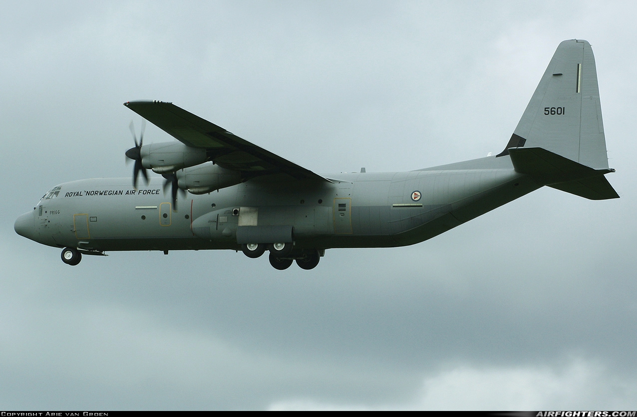 Norway - Air Force Lockheed Martin C-130J-30 Hercules (L-382) 5601 at Leeuwarden (LWR / EHLW), Netherlands