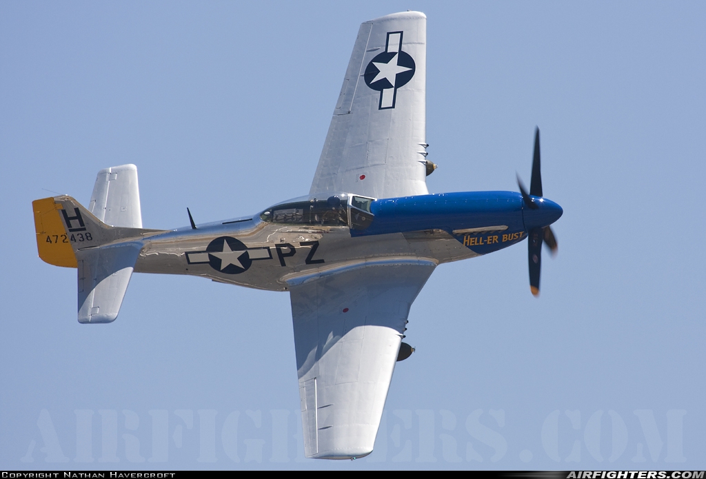 Private North American P-51D Mustang N7551T at Chino (CNO), USA