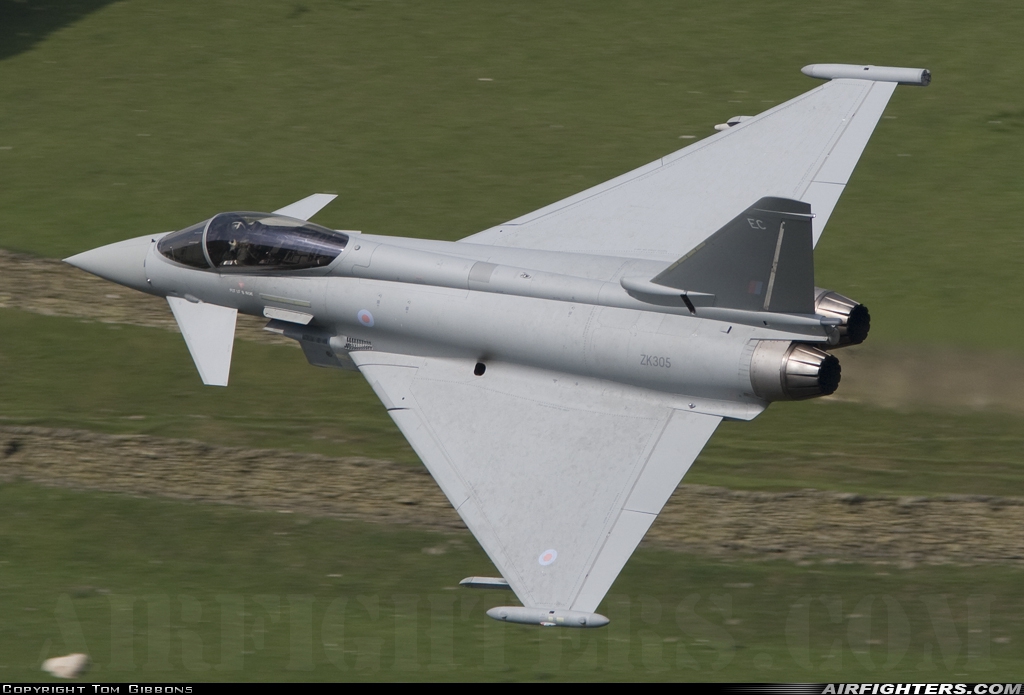 UK - Air Force Eurofighter Typhoon FGR4 ZK305 at Off-Airport - Cumbria, UK